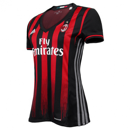 Women's AC Milan Home 2016/17 Soccer Jersey Shirt